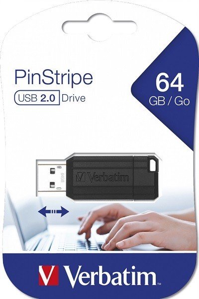 USB flash Verbatim 64GB PinStripe