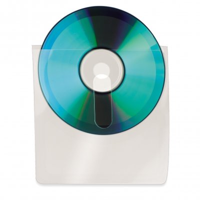 Samolepljivi džep za CD/DVD sa prorezom 127x127 1/10