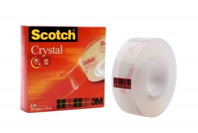 Lepljiva traka Scotch Crystal 600, 19mm x 33m