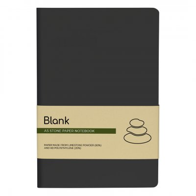 BLANK, notes a5, crni