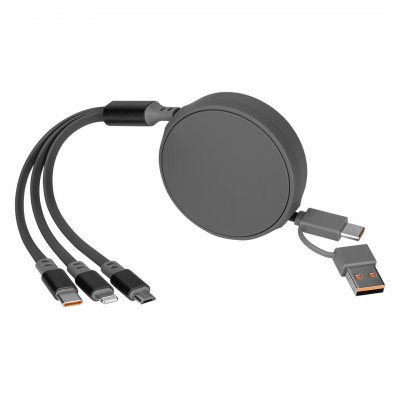 ONES 6IN1, usb kabl za punjenje 6 u 1, sivi