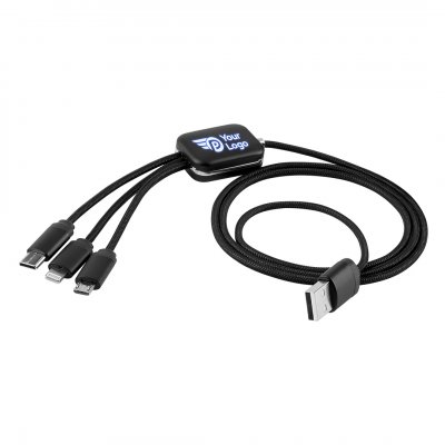 ODON 3IN1, usb kabl za punjenje 3 u 1, crni