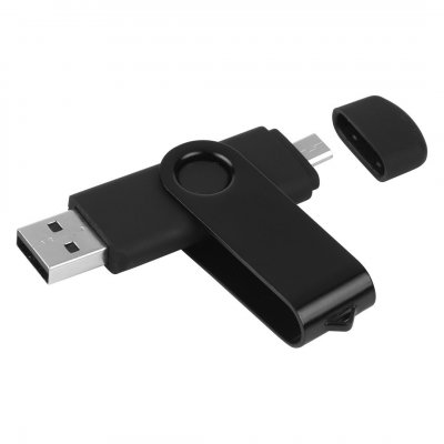 SMART OTG C, usb flash memorija, crni, 16GB