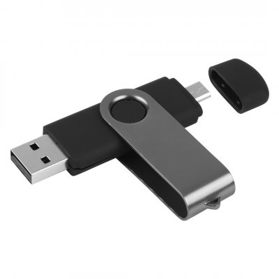 SMART OTG C, usb flash memorija, sivi, 16GB