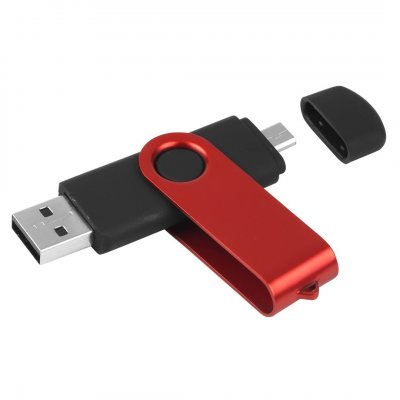 SMART OTG C, usb flash memorija, crveni, 16GB