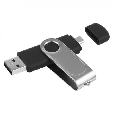 SMART OTG C, usb flash memorija, mat metalni, 16GB