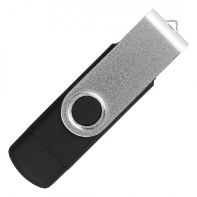 SMART OTG C, usb flash memorija, mat silver, 16GB