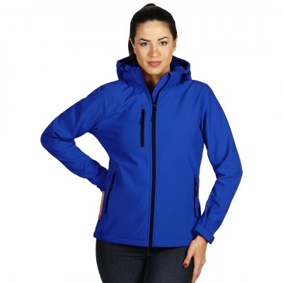 PROTECT WOMEN, ženska softshell jakna sa skidajućom kapuljačom, rojal plava