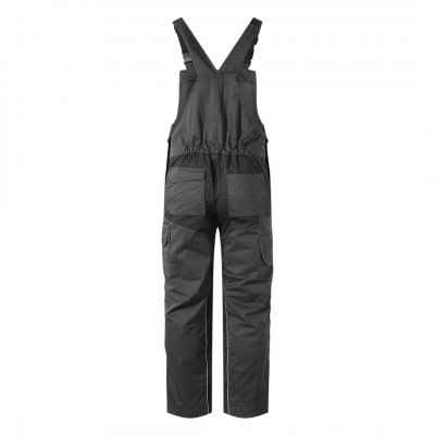 AVIATOR BIB PANTS, radni polukombinezon, tamno sivi