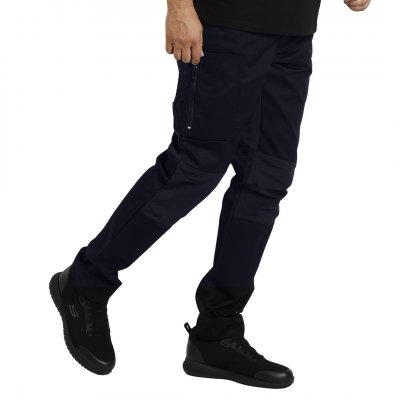 ROVER, servisne radne pantalone sa elastinom, plave