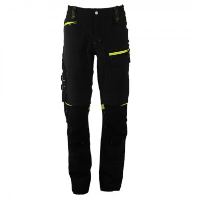 PANTHER PANTS W, elastične radne pantalone, neon žuta