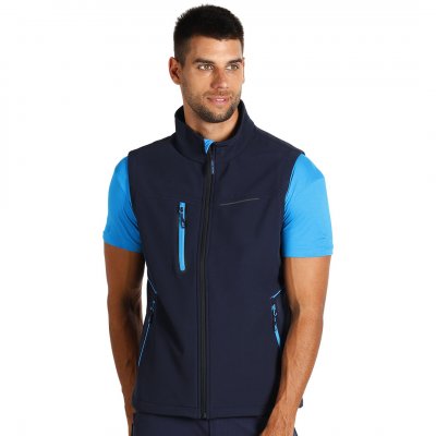 PANTHER VEST, softshell prsluk, plavi