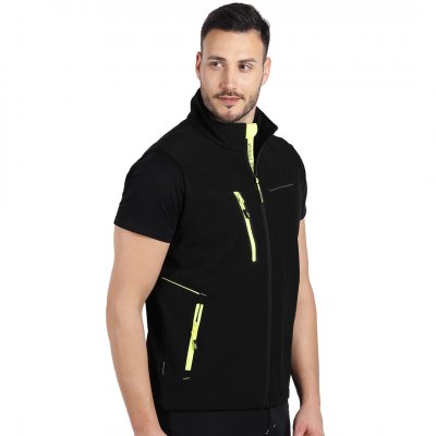 PANTHER VEST, softshell prsluk, neon žuta