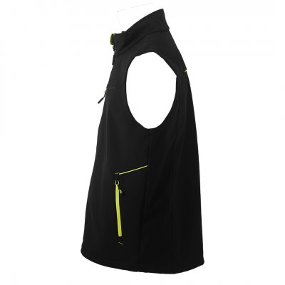 PANTHER VEST, softshell prsluk, neon žuti