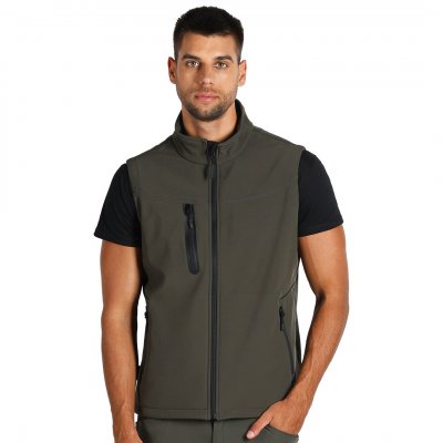 PANTHER VEST, softshell prsluk, maslinasti