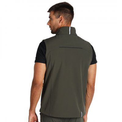 PANTHER VEST, softshell prsluk, maslinasti